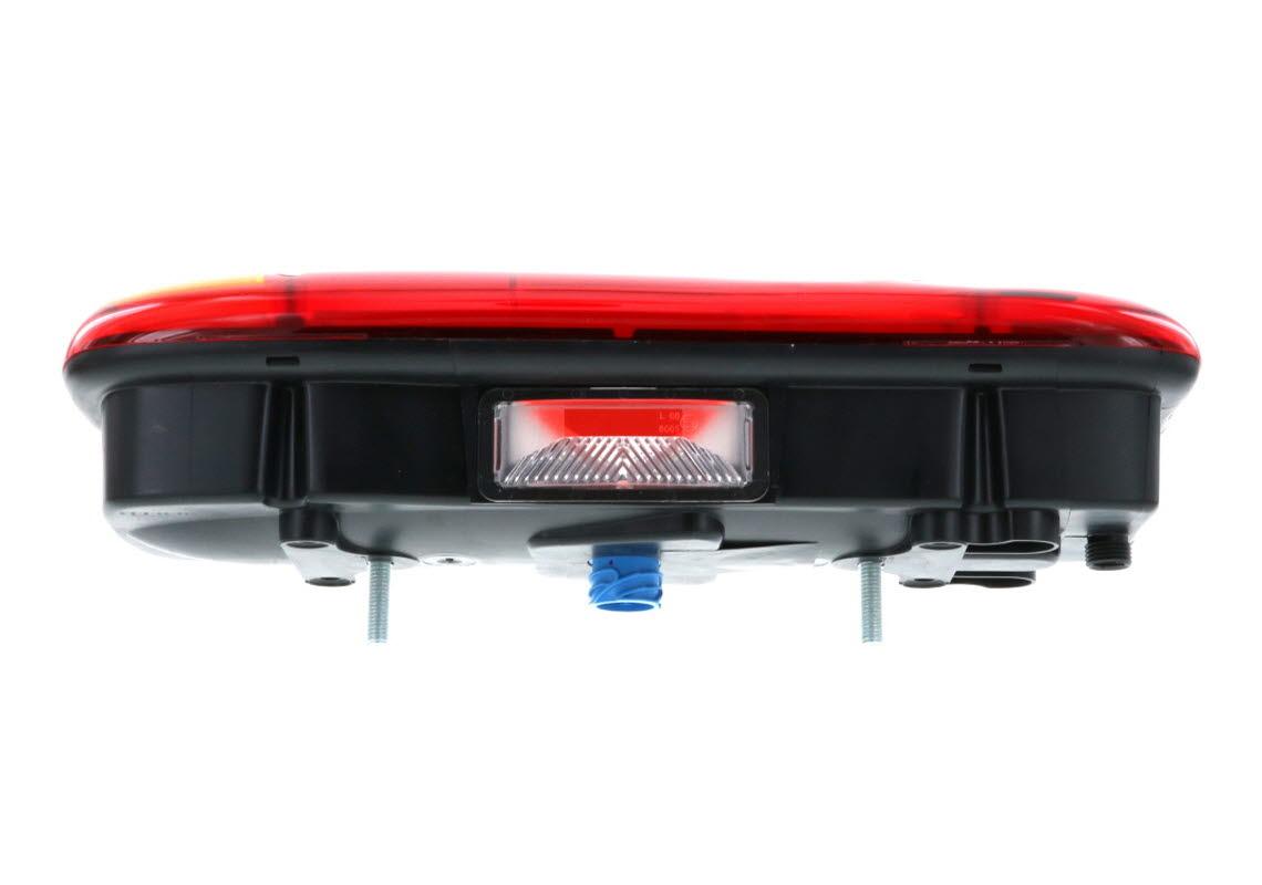 Rear lamp Left, License plate, AMP 1.5 rear conn